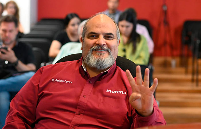 “Tienen mucho miedo”; presentó Benjamín Carrera iniciativa para reducir el porcentaje de firmas para hacer efectiva la Revocación de Mandato