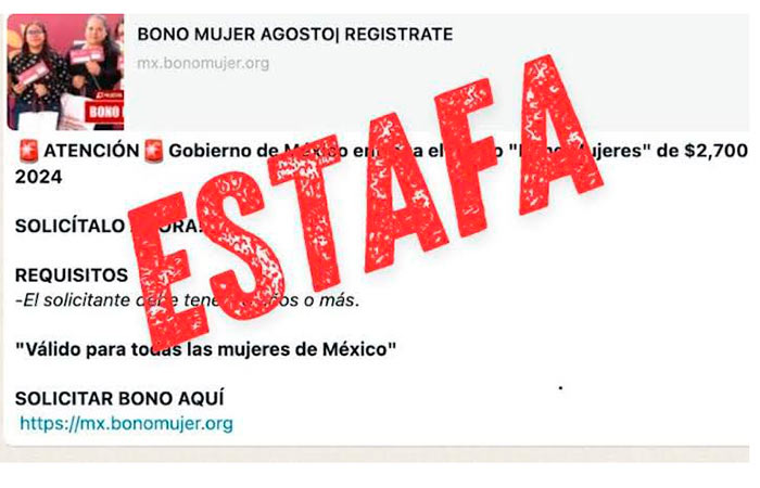 No se dejen engañar por el supuesto “bono a mujeres del bienestar” que circula en redes sociales, es falso: Diputada Rosana Díaz