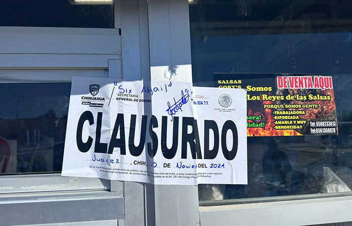 Clausuran 18 establecimientos en la última semana; la mitad son de Juárez