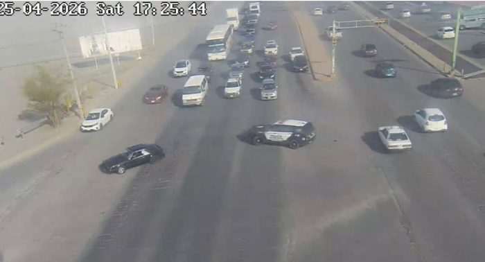 Detienen a conductor tras persecución en vehículo robado